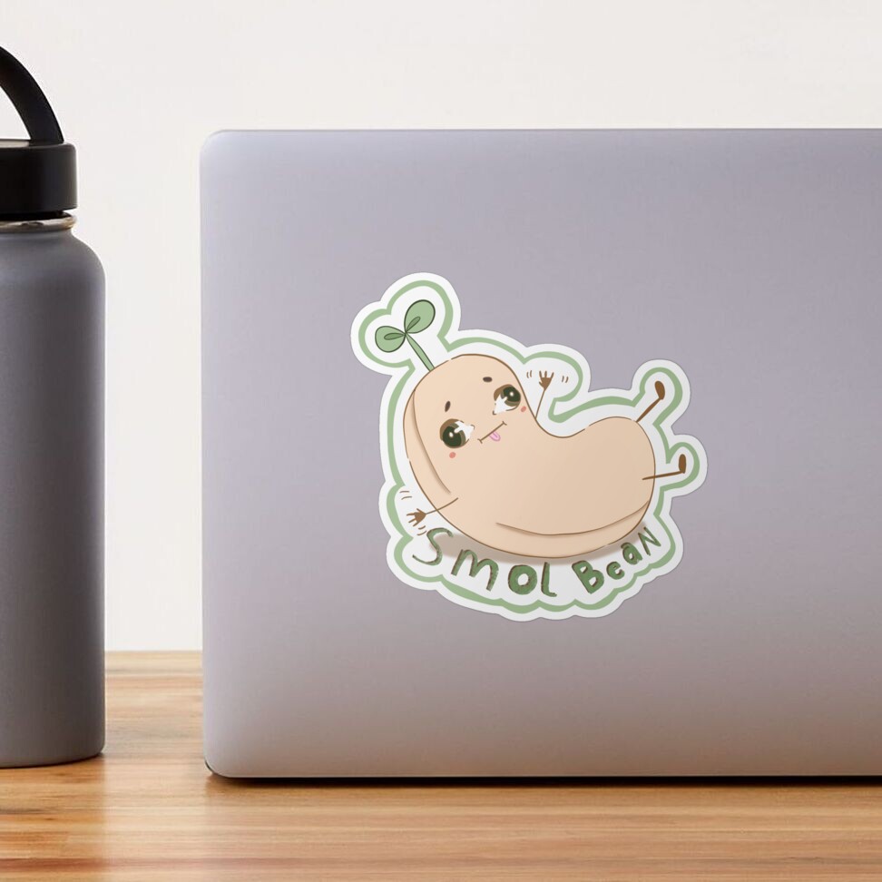 Kawaii Small Smol Tumblr Bean | Sticker