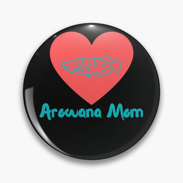 Item preview, Arowana Mom Fish and Heart Design designed and sold by miguelaud.