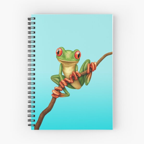Item preview, Cute Green Tree Frog on a Branch designed and sold by JeffBartels.