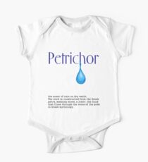 Body de manga corta The meaning behind Petrichor