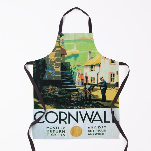 Item preview, Railway Poster Cornwall designed and sold by stickart-marek.