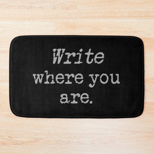 Item preview, Write Where You Are. Gray Type designed and sold by TeaRoseWriter.