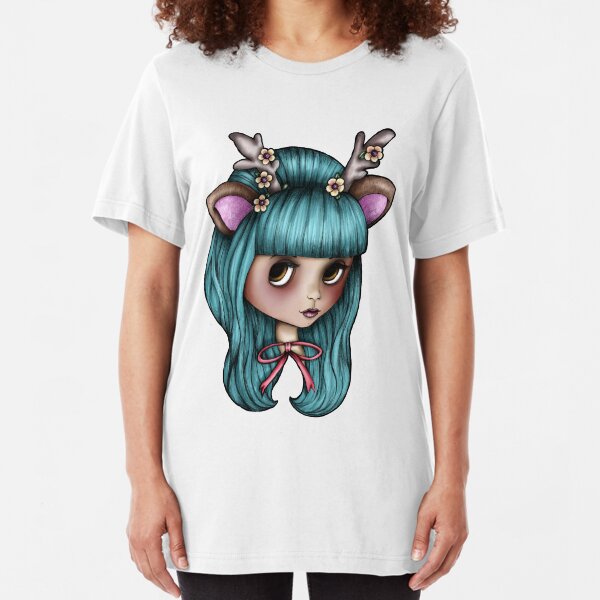 Deer Blythe Doll Slim Fit T-Shirt