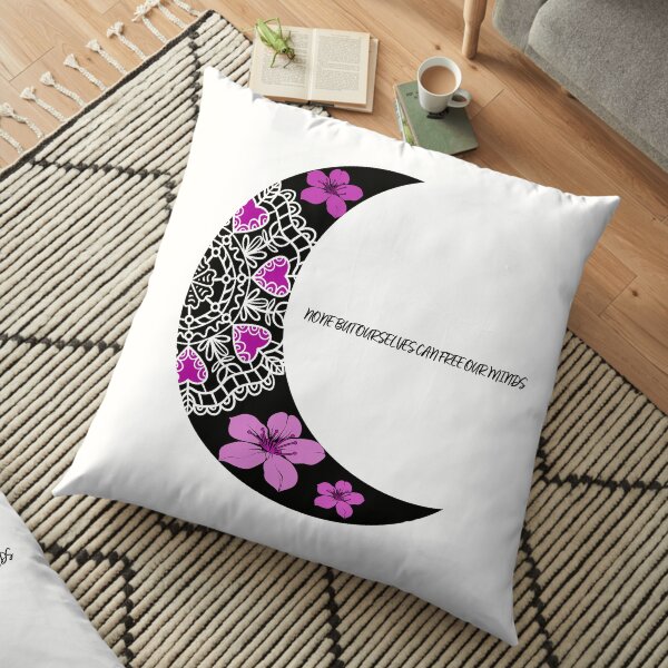 None but ourselves can free our mind Floor Pillow