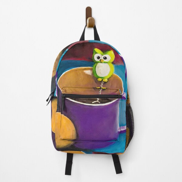 Item preview, Night owl green owl purple mug designed and sold by JedethDT.