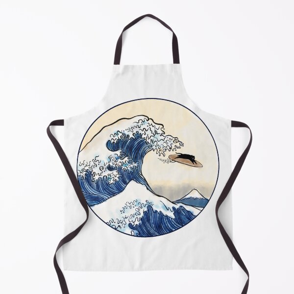 Item preview, Great Wave off Kanagawa Cat Surfer designed and sold by jimmytan.