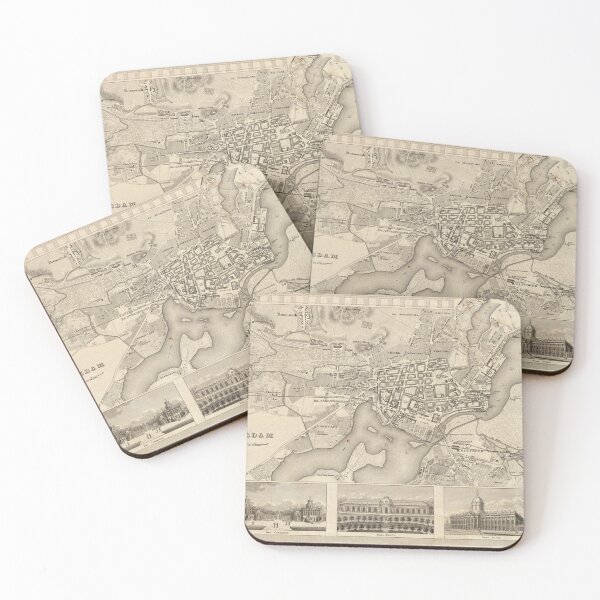 Item preview, Vintage Map of Potsdam Germany (1860) designed and sold by BravuraMedia.