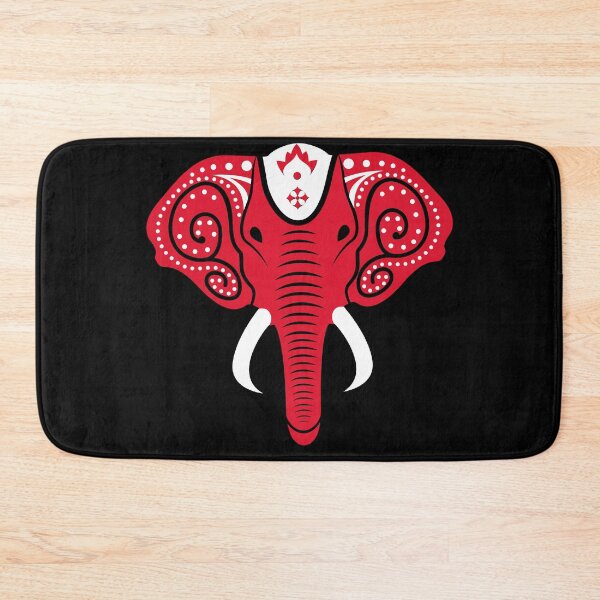 Item preview, Elephant face with accessories animal design designed and sold by helkav.