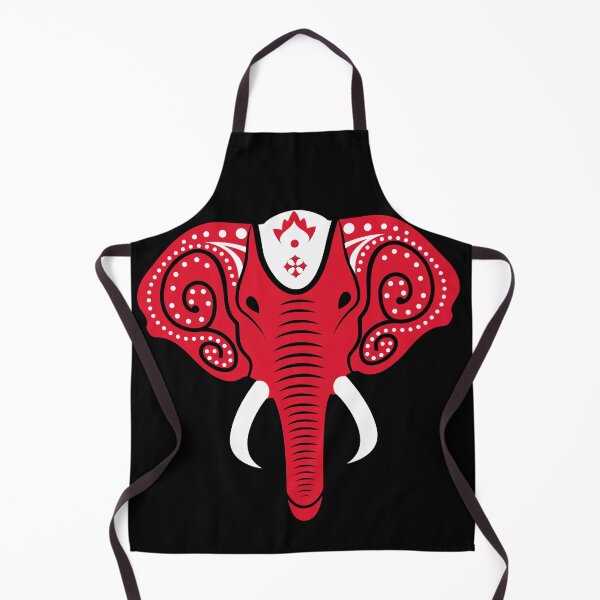 Item preview, Elephant face with accessories animal design designed and sold by helkav.