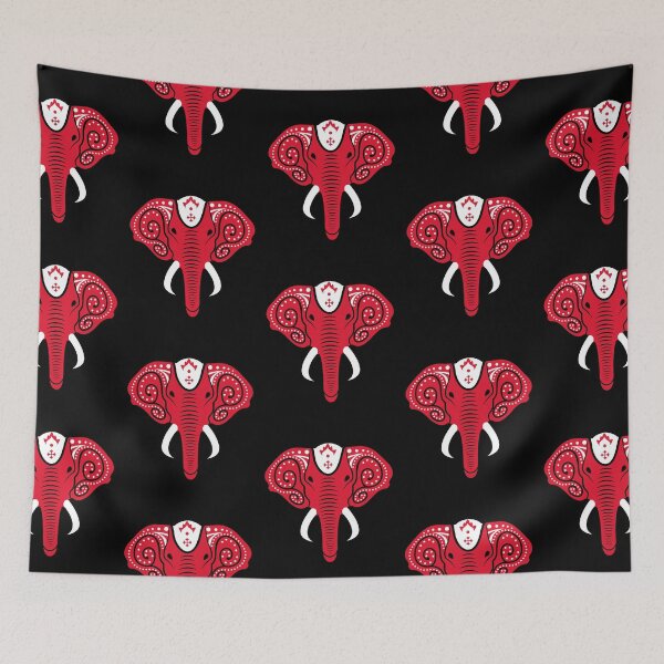 Item preview, Elephant face with accessories animal design designed and sold by helkav.