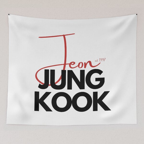 Item preview, BTS Jeon Jungkook Bias Design Black/Red designed and sold by haikustore.