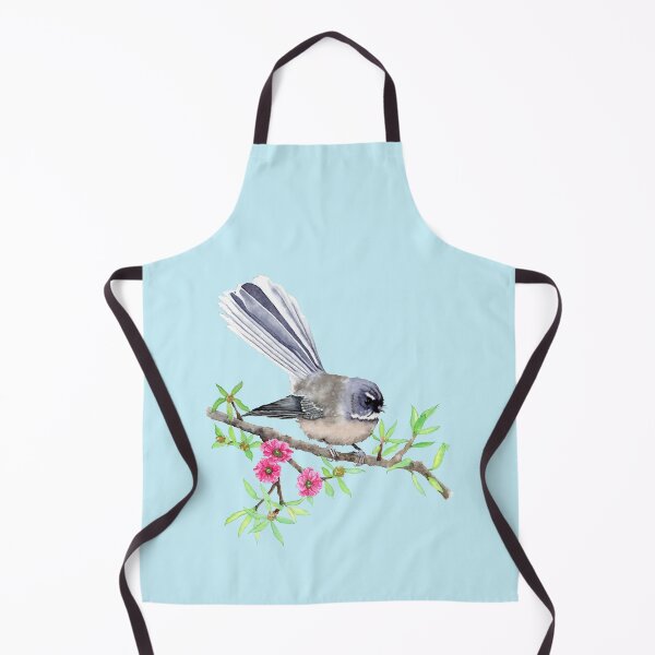 Item preview, New Zealand Fantail on Manuka designed and sold by AuntieBetty.