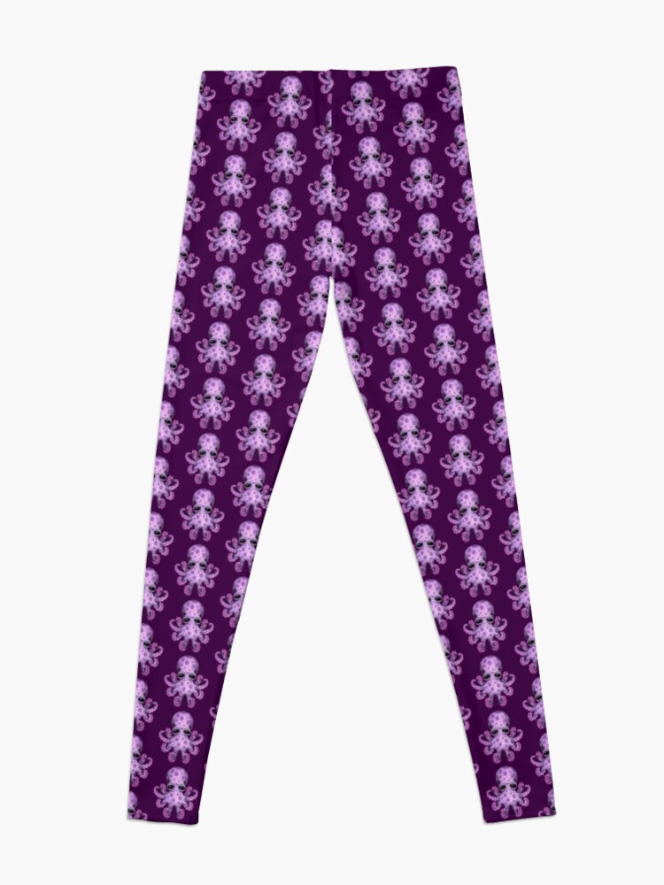 Cute Purple Baby Octopus Leggings for Sale by jeff bartels