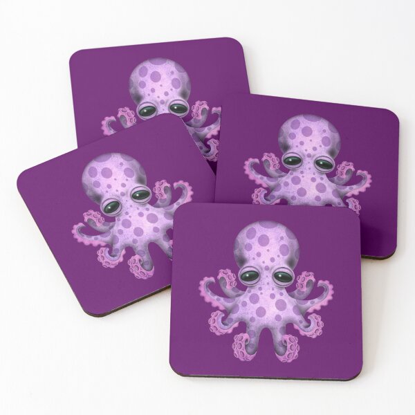 Item preview, Cute Purple Baby Octopus designed and sold by JeffBartels.