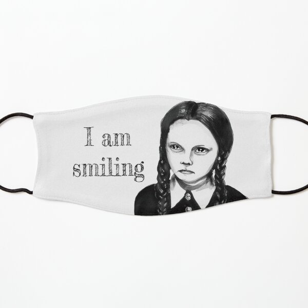 Wednesday smiling face mask Kids Mask
