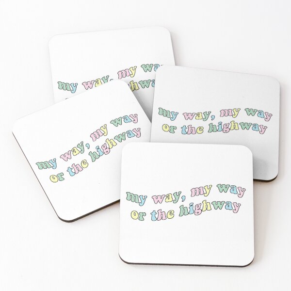 Item preview, My Way or the Highway Rainbow Sticker designed and sold by laurencude.