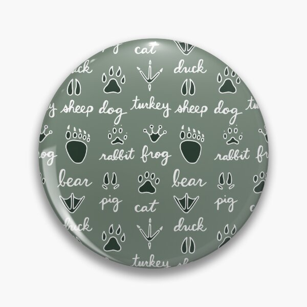 Item preview, Animal Tracks || Lettering || Nature Pattern designed and sold by Hilary Leslie.