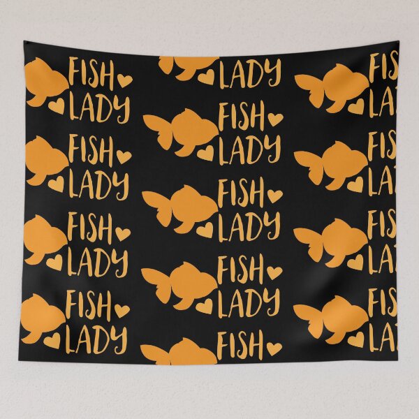 Item preview, FISH LADY with cute goldfish designed and sold by jazzydevil.