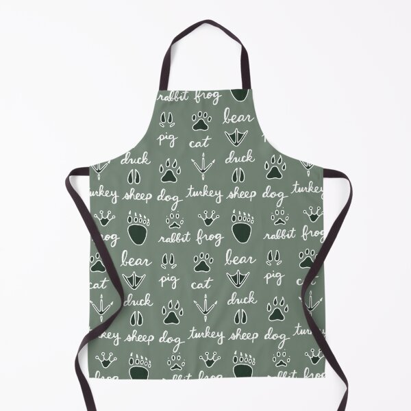 Item preview, Animal Tracks || Lettering || Nature Pattern designed and sold by Hilary Leslie.