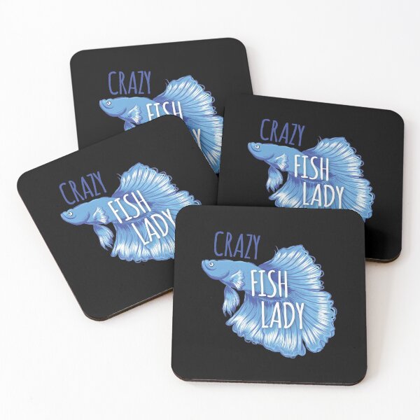 Item preview, Crazy fish Lady (fighting fish) designed and sold by jazzydevil.