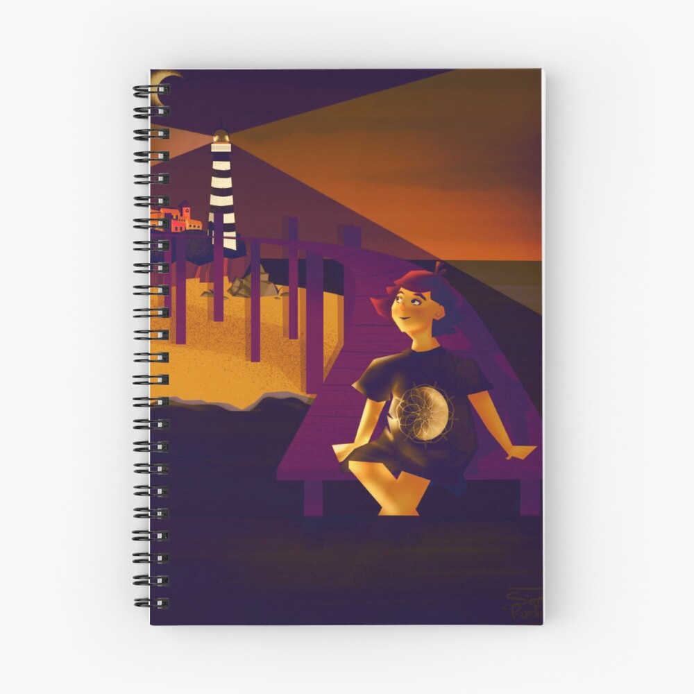 Item preview, Spiral Notebook designed and sold by SimpliiRandom.