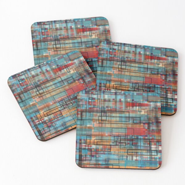Item preview, Patchwork abstract pattern.  designed and sold by north10creation.