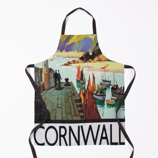 Item preview, Railway Poster Cornwall designed and sold by stickart-marek.