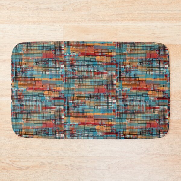 Item preview, Patchwork abstract pattern.  designed and sold by north10creation.