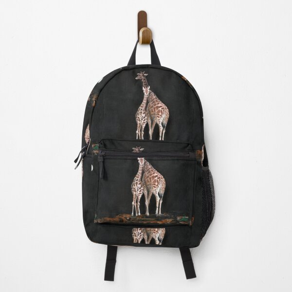 Item preview, Giraffe Love, multimedia fine art paintings, beautiful exotic animal art from African savanna, designed and sold by Robert Wale.