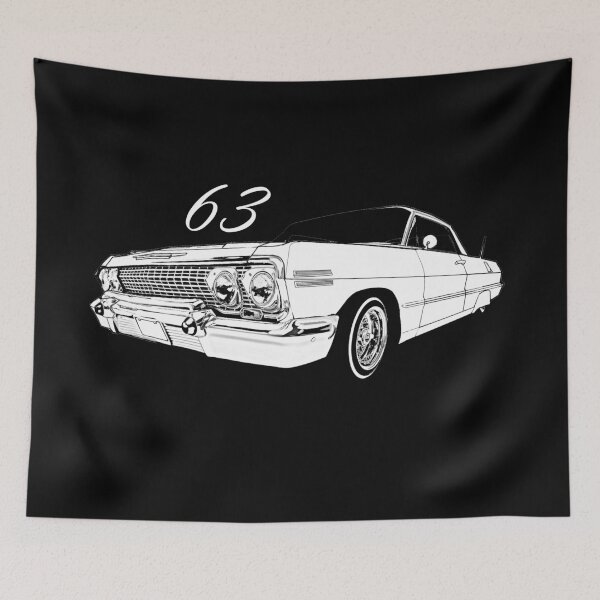 Aperçu de l'œuvre 63 fond noir impala créée et vendue par ThornyroseShop.