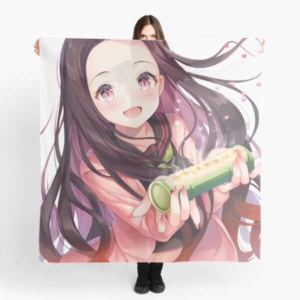 nezuko cute scarves  redbubble