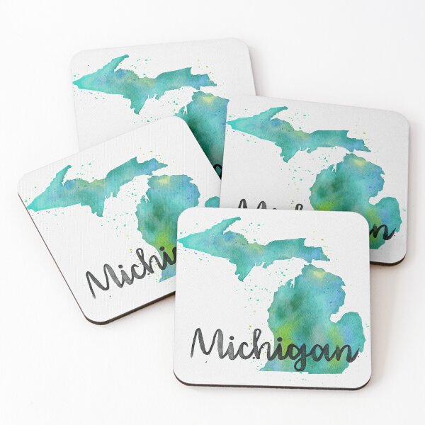 Item preview, Watercolor Michigan designed and sold by Ashleyemmons.