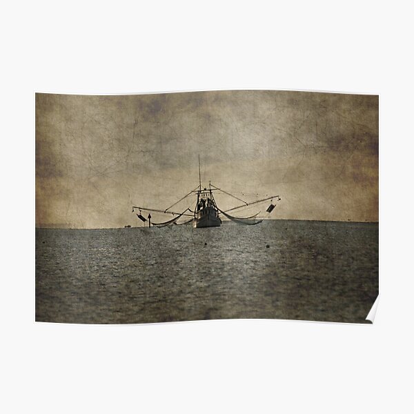 Shrimp Boats Posters Redbubble