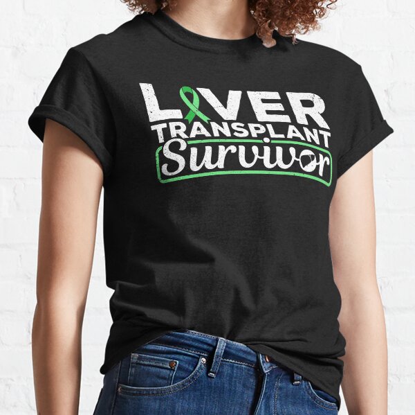 Liver Transplant Survivor Green Ribbon Classic T-Shirt