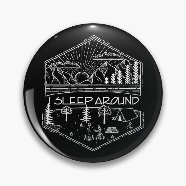 Item preview, I Sleep Around - Tent Version, Funny Camping & Beer Graphic designed and sold by High Functioning Fangirl.