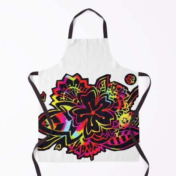Item preview, Rainbow Sakura - White (Zentangle/ Mandala/ Doodle) designed and sold by CreativityRoams.