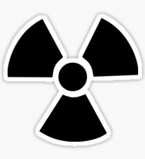 Radioactive Symbol Sticker