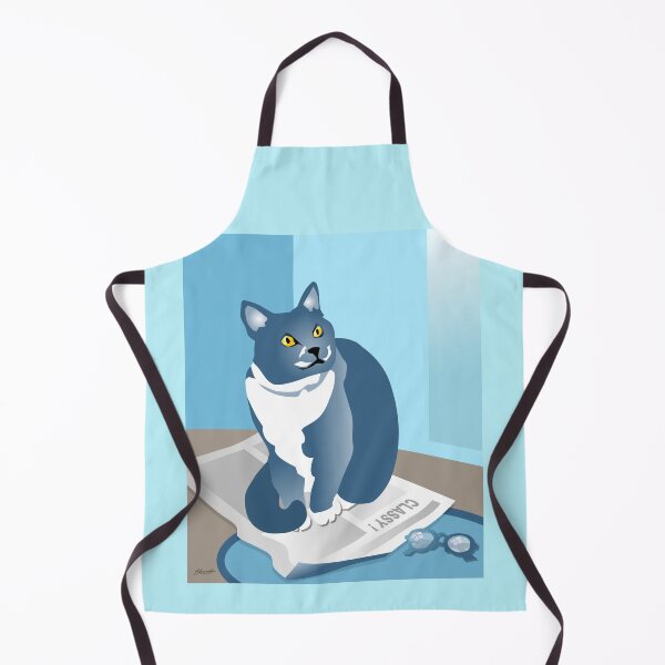Item preview, Jack Cat Reads the News designed and sold by Patricia Howitt.