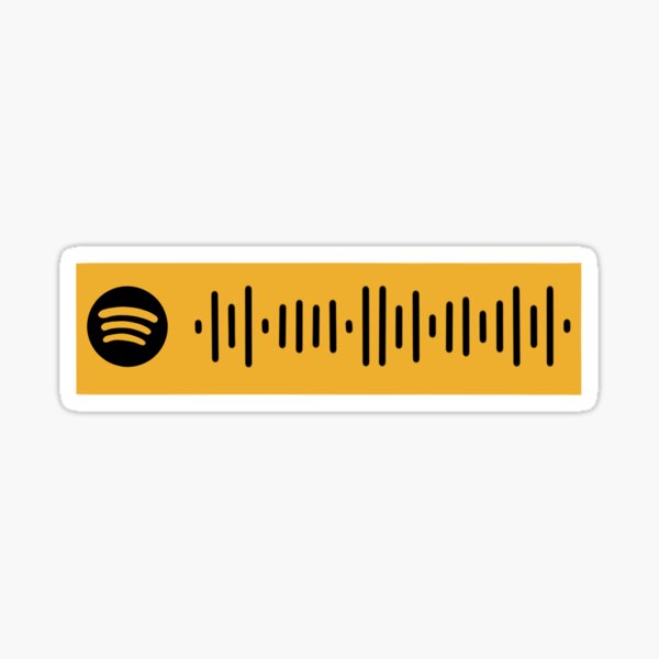 Hamilton Album Spotify Code - Original Broadway Cast Sticker