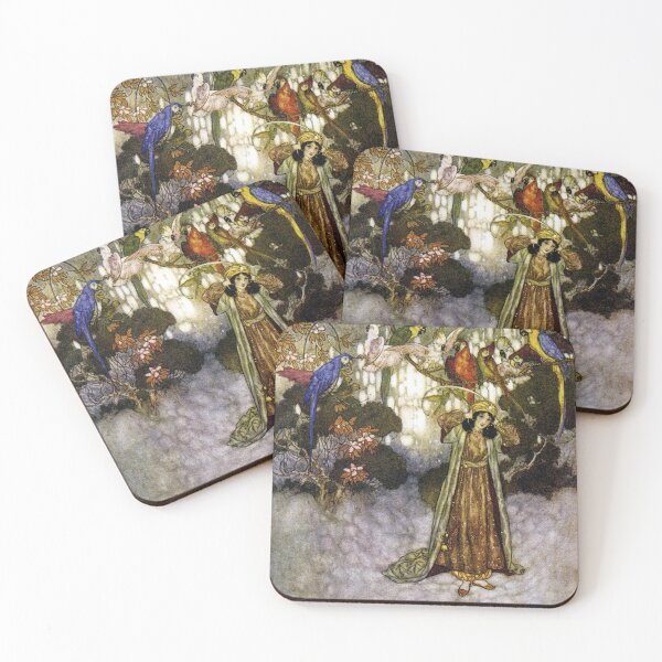 Item preview, Beauty in Beast's Garden - Edmund Dulac designed and sold by forgottenbeauty.