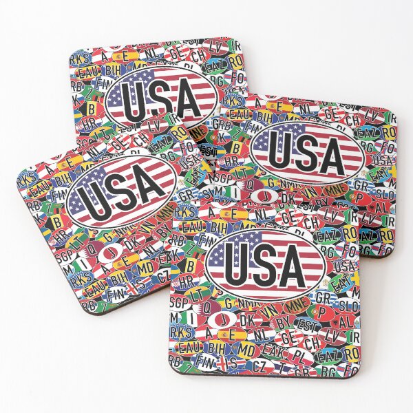Item preview, United States of America Vehicle Code Mosaic designed and sold by travelwitheric.