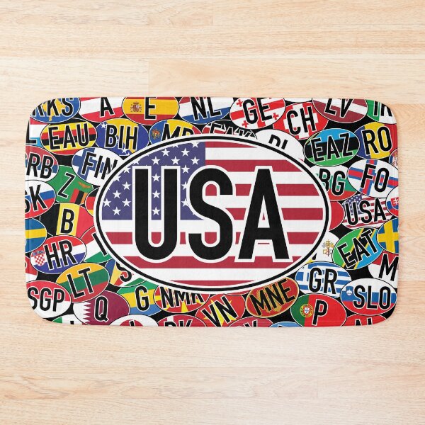 Item preview, United States of America Vehicle Code Mosaic designed and sold by travelwitheric.