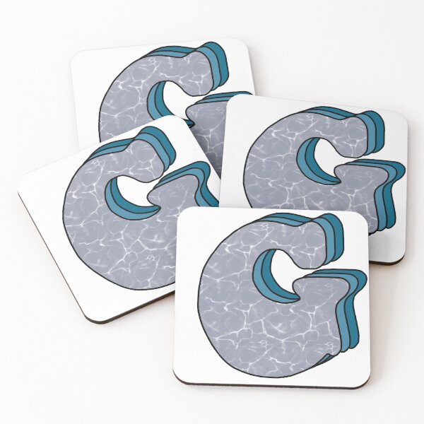 Artikelvorschau, "G" -Monogramm - blau entworfen und verkauft von stickersbyjul.