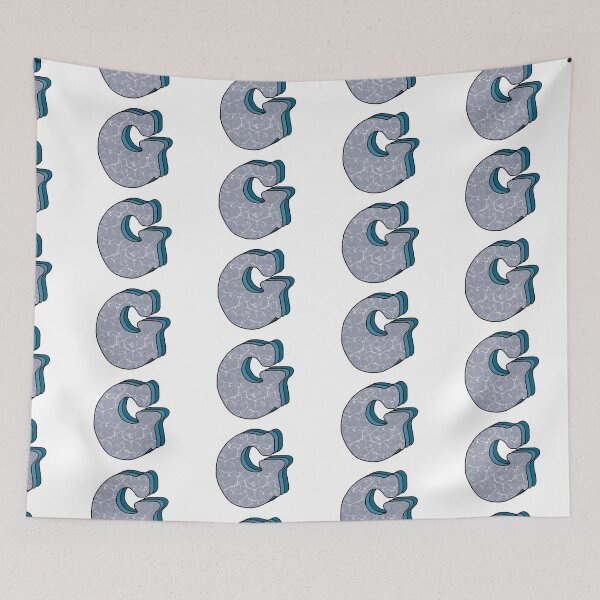 Item preview, “g” monogram - blue designed and sold by stickersbyjul.