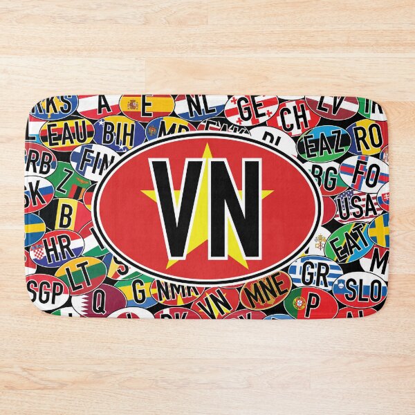 Item preview, Vietnam Vehicle Code Mosaic designed and sold by travelwitheric.