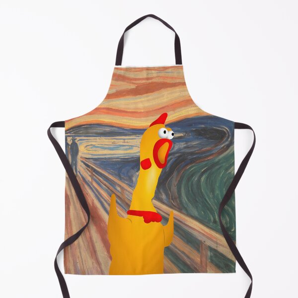 Rubber Chicken Scream Apron