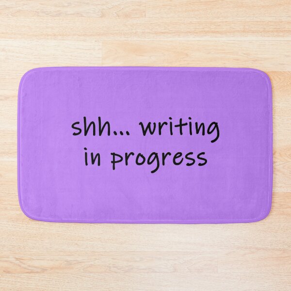 Item preview, Writing in Progress Black designed and sold by TeaRoseWriter.