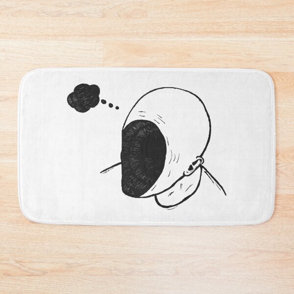 Item preview, Bubble Face, Black and White Cartoon designed and sold by robalonso.