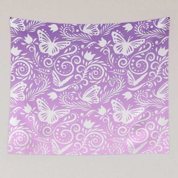 Item preview, Butterfly and Flower - Velvet Lilac (Dreamy Fantasy Collection) designed and sold by CreativityRoams.
