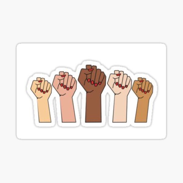 Fist up Black lives matter sticker Sticker